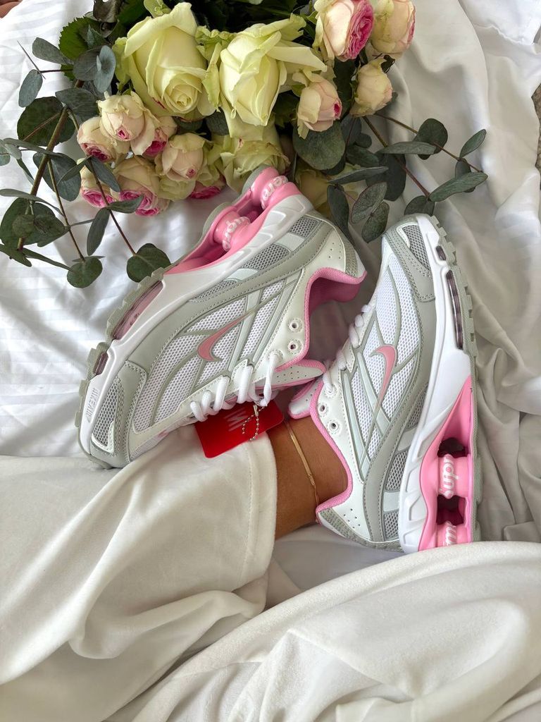 Кросівки біло-рожеві Nike Supreme Shox Ride 2 White Pink