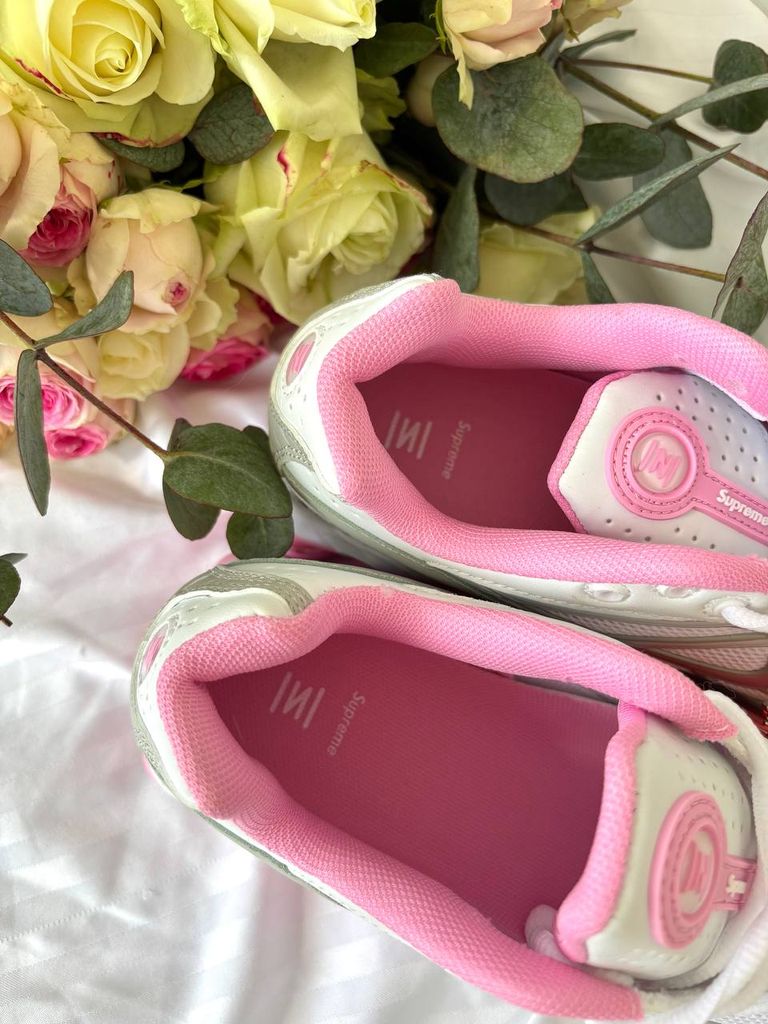 Кросівки біло-рожеві Nike Supreme Shox Ride 2 White Pink