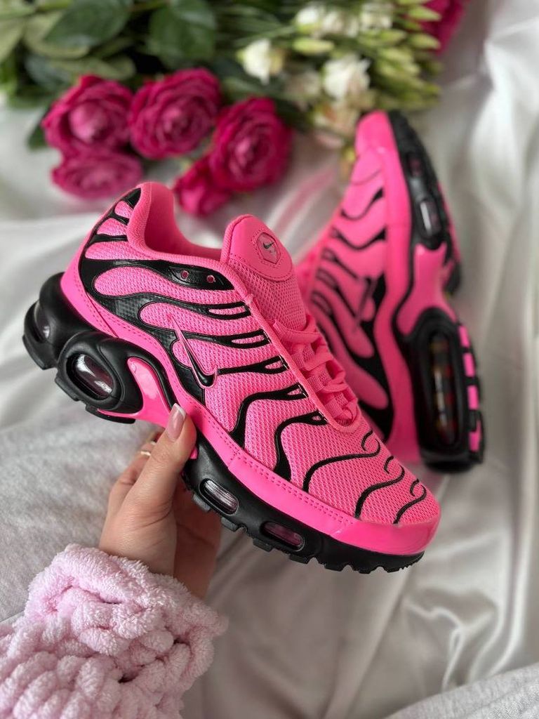 Кросівки рожево-чорні Nike Air Max TN Pink Black