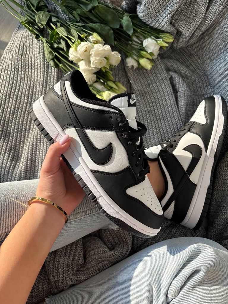 Кросівки чорно-білі Nike Dunk Low Retro Black-White