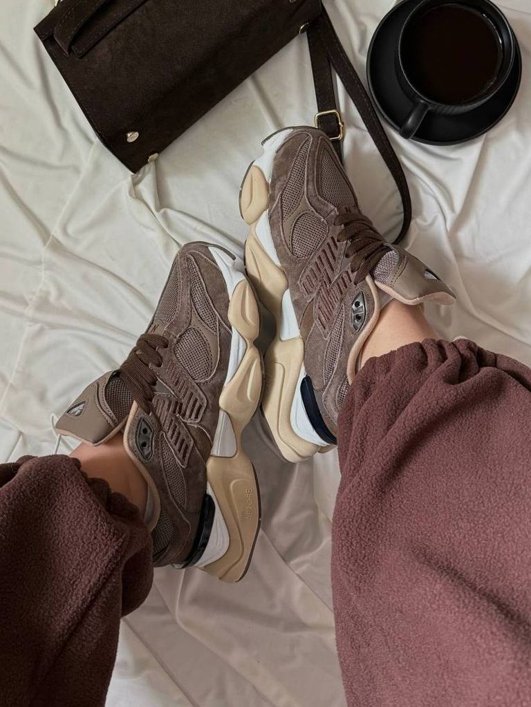 Кросівки коричневі New Balance 9060 Brown Mushroom