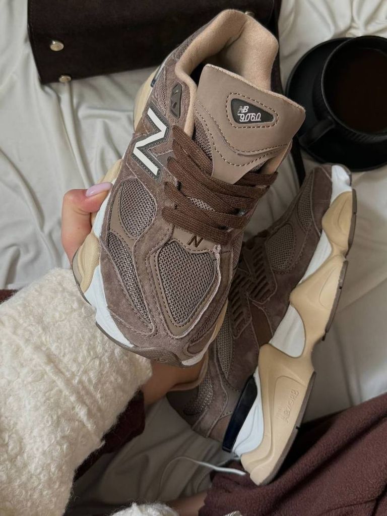 Кросівки коричневі New Balance 9060 Brown Mushroom