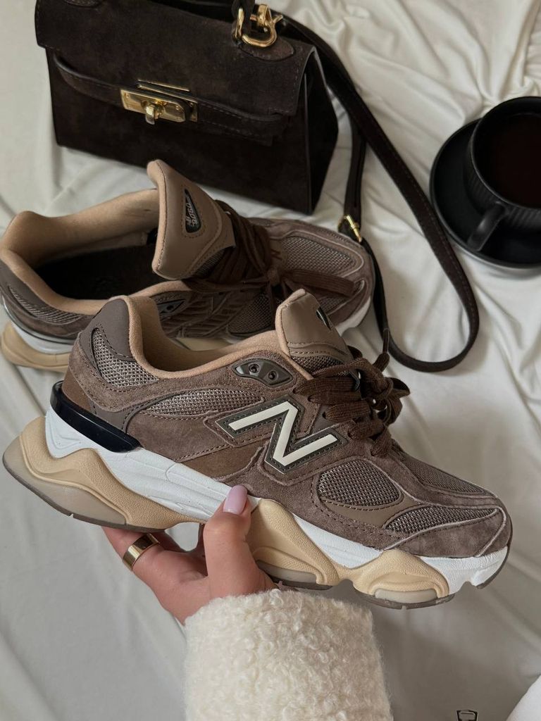 Кросівки коричневі New Balance 9060 Brown Mushroom