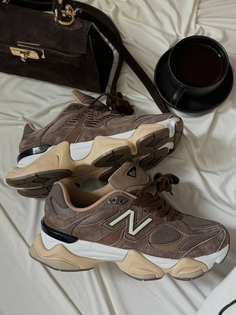 Кросівки коричневі New Balance 9060 Brown Mushroom