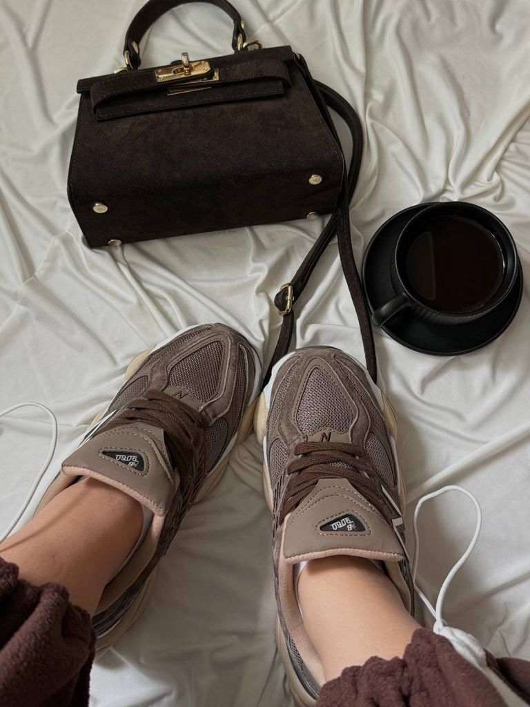 Кросівки коричневі New Balance 9060 Brown Mushroom