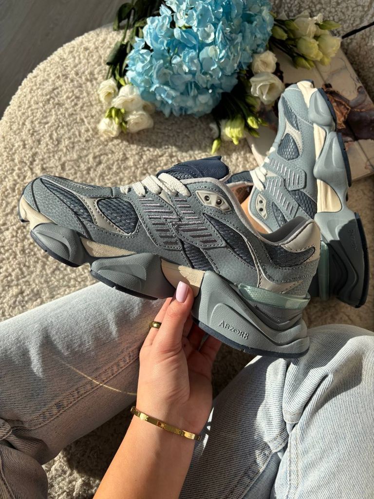 Кросівки сіро-блакитні New Balance 9060 Arctic Grey