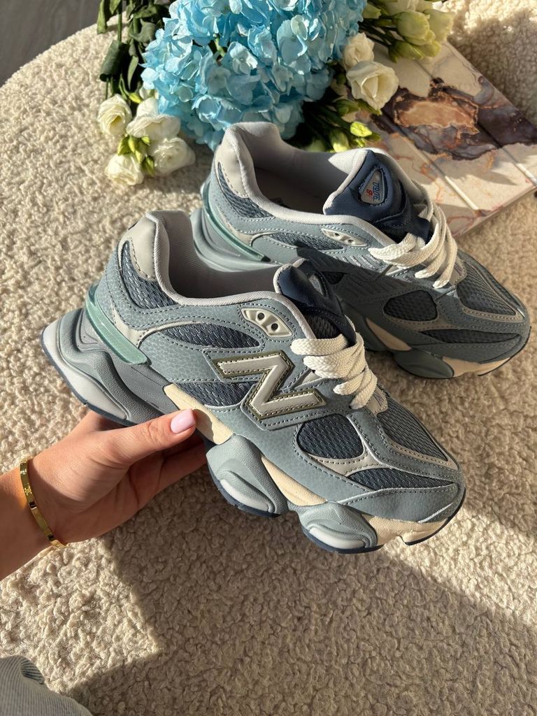 Кросівки сіро-блакитні New Balance 9060 Arctic Grey