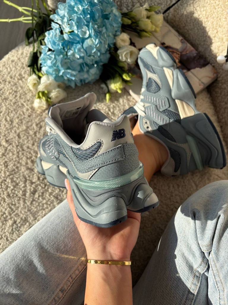 Кросівки сіро-блакитні New Balance 9060 Arctic Grey