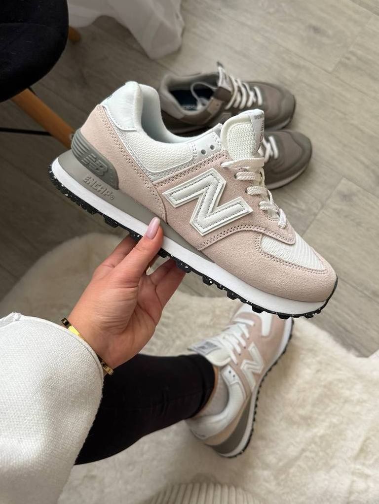 Кросівки New Balance 574 Pink-White