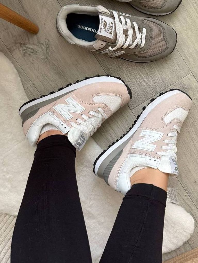 Кросівки New Balance 574 Pink-White
