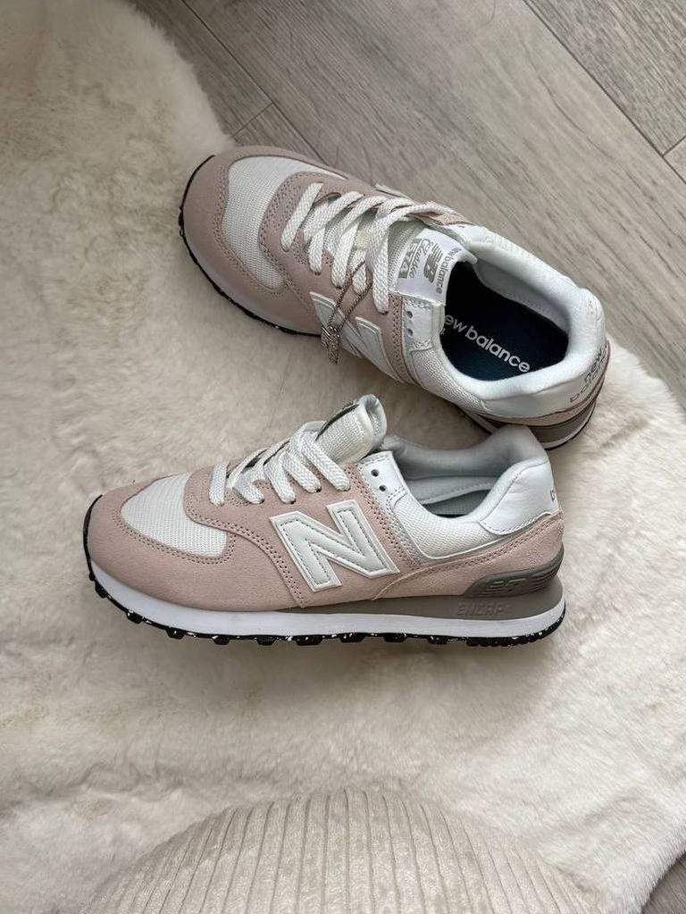 Кросівки New Balance 574 Pink-White