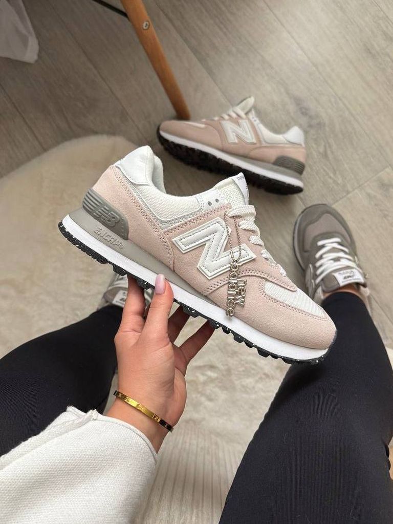 Кросівки New Balance 574 Pink-White
