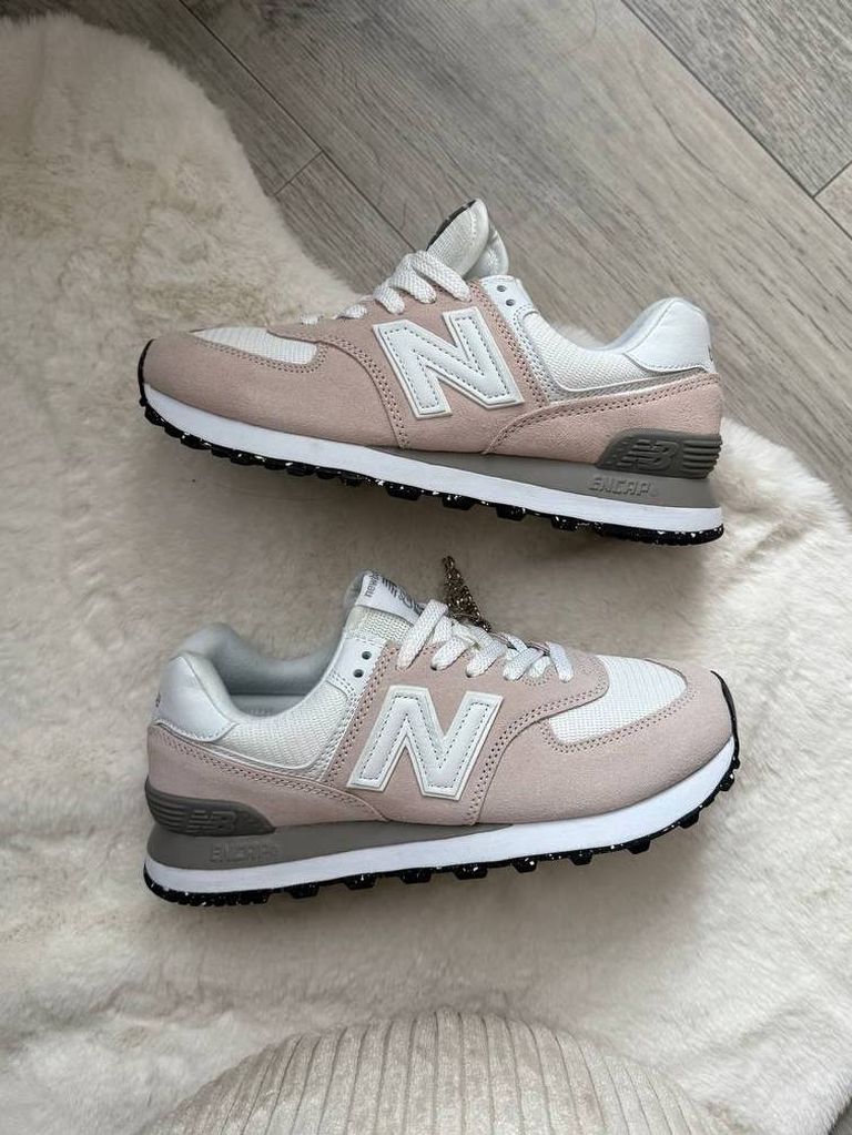 Кросівки New Balance 574 Pink-White
