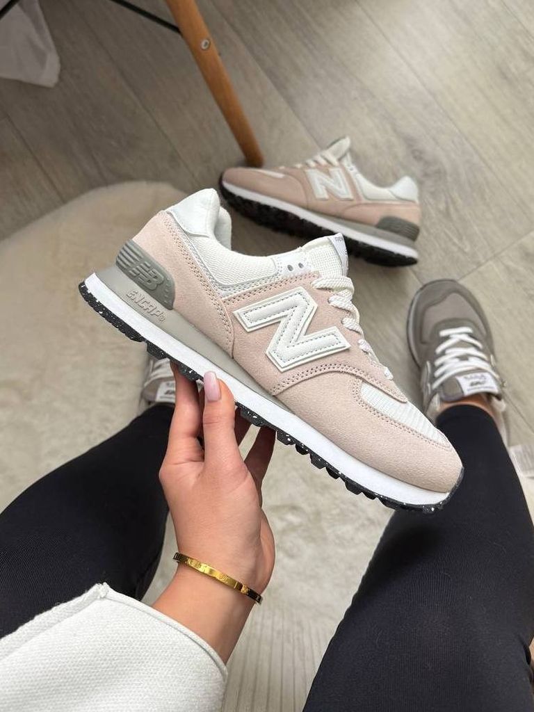Кросівки New Balance 574 Pink-White