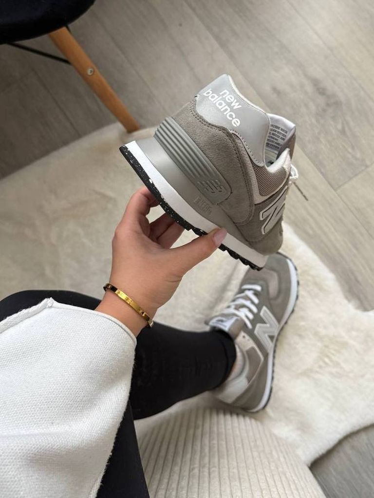 Кросівки сірі New Balance 574 Grey-White