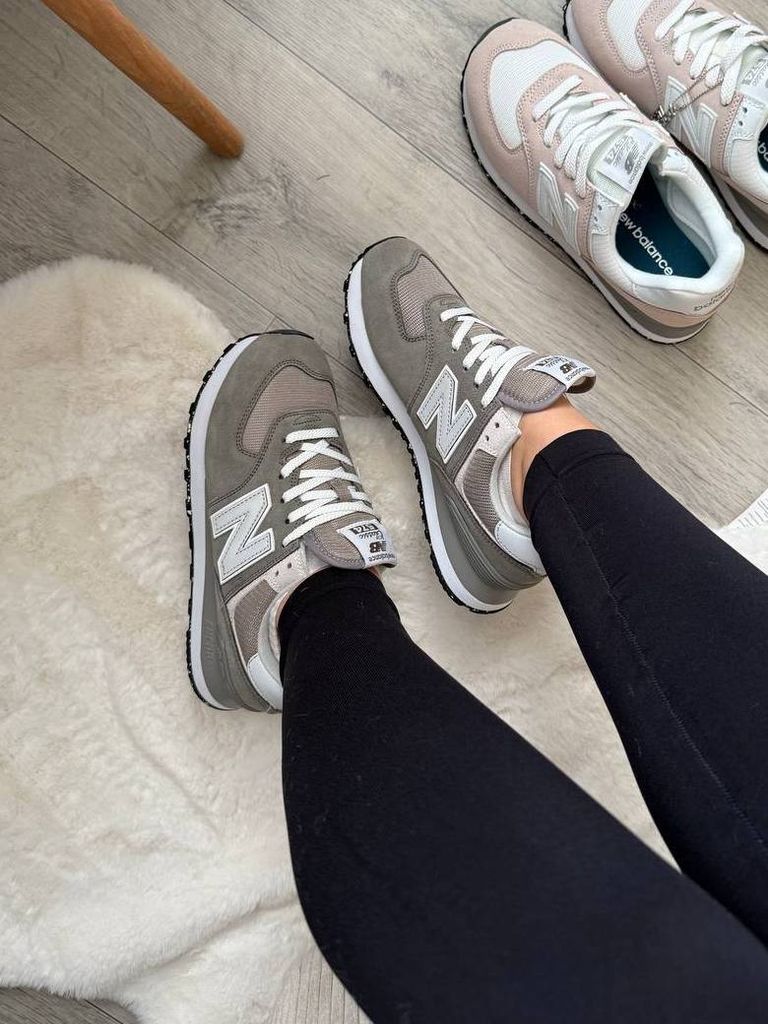 Кросівки сірі New Balance 574 Grey-White
