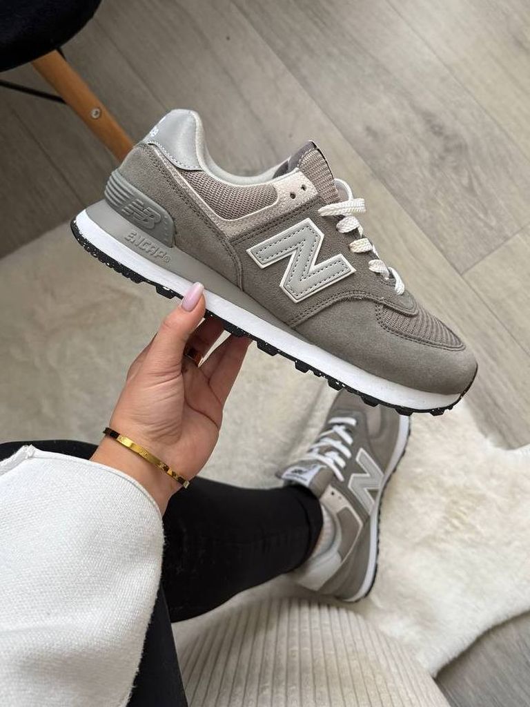 Кросівки сірі New Balance 574 Grey-White