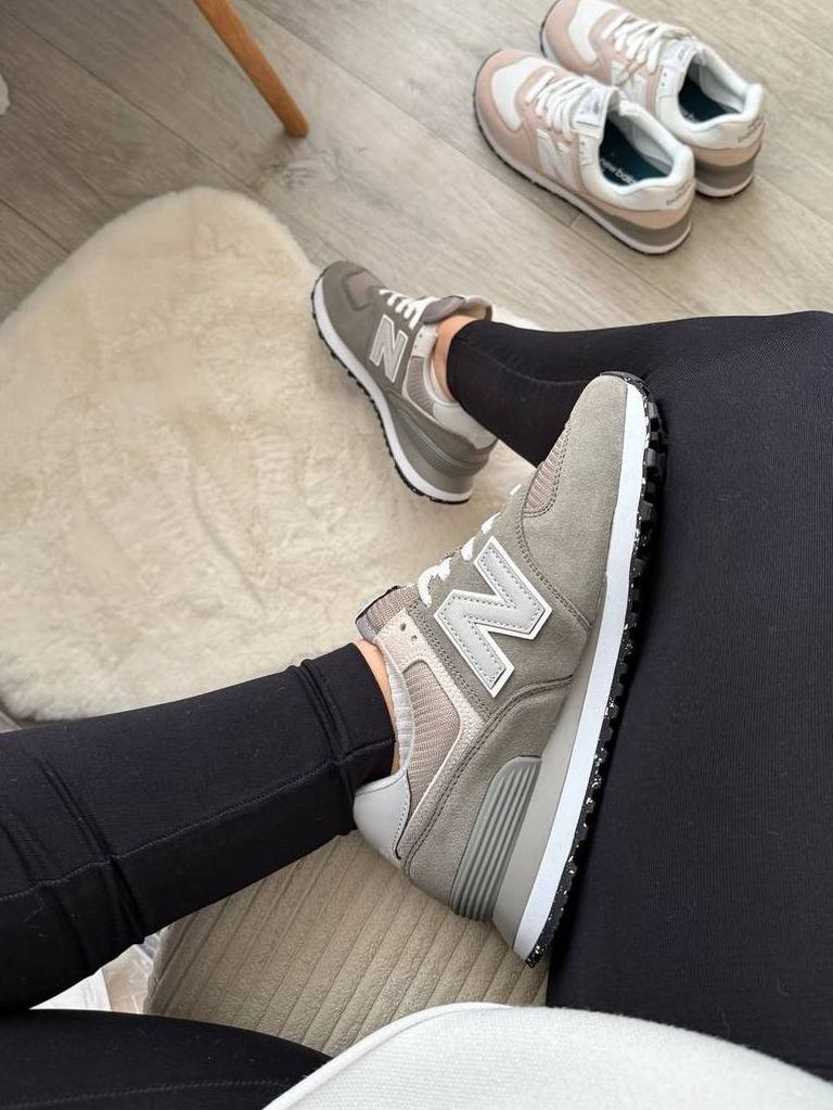 Кросівки сірі New Balance 574 Grey-White