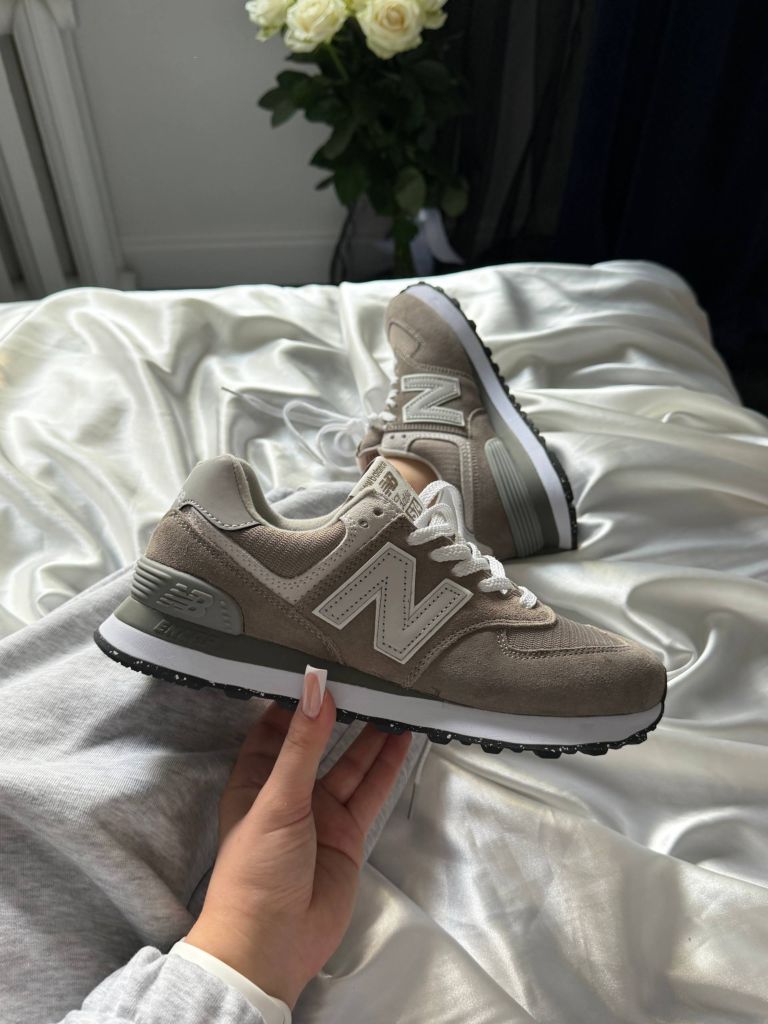 Кросівки сірі New Balance 574 Grey-White