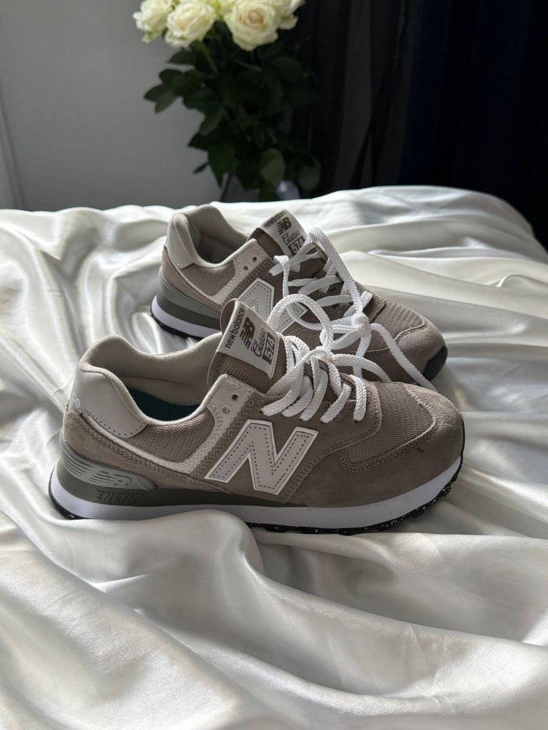 Кросівки сірі New Balance 574 Grey-White