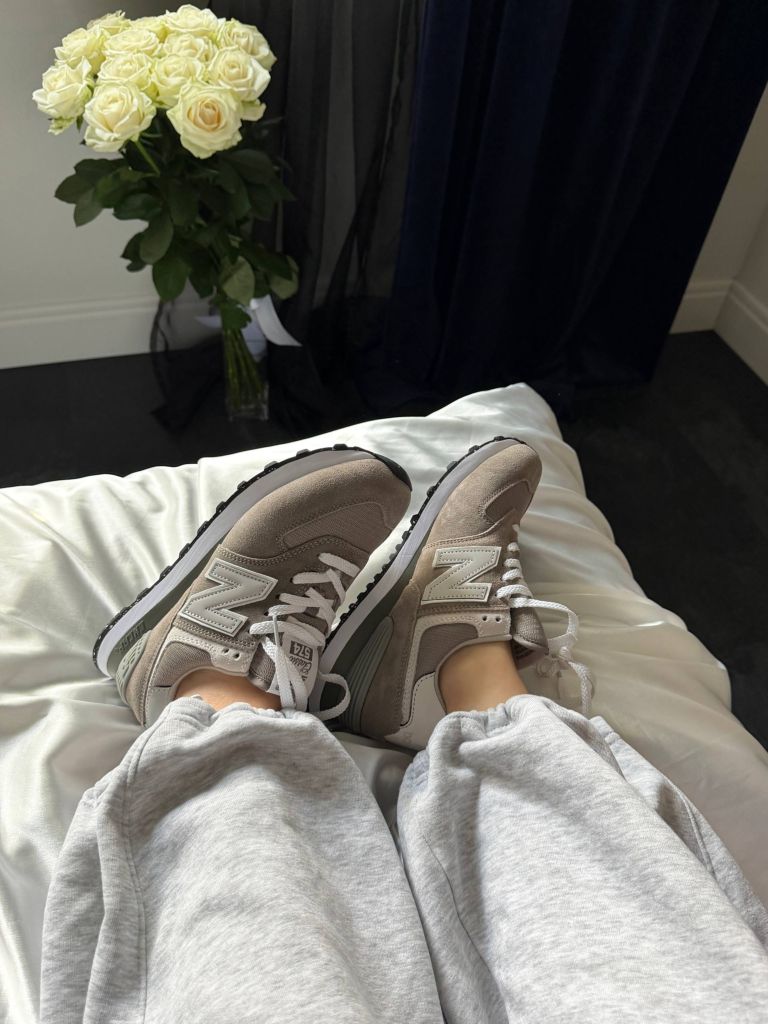 Кросівки сірі New Balance 574 Grey-White