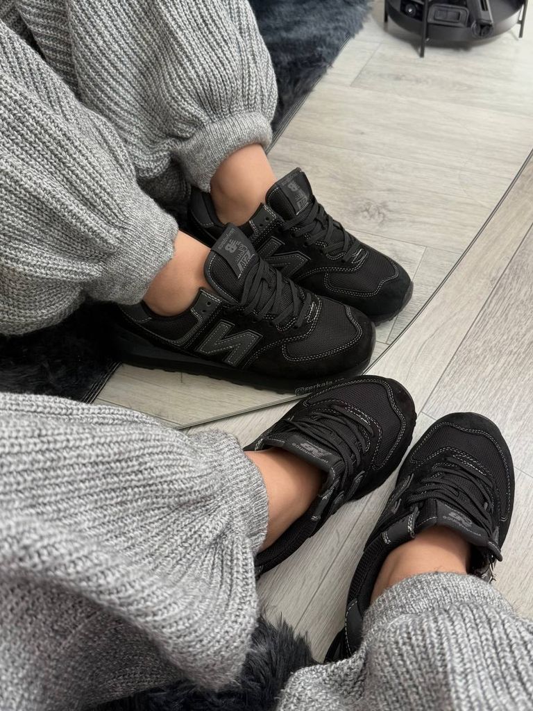 Кросівки чорні New Balance 574 Black