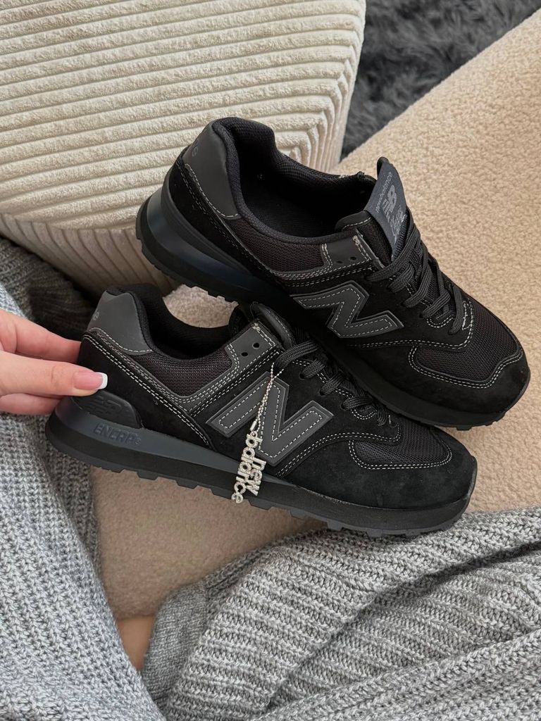 Кросівки чорні New Balance 574 Black
