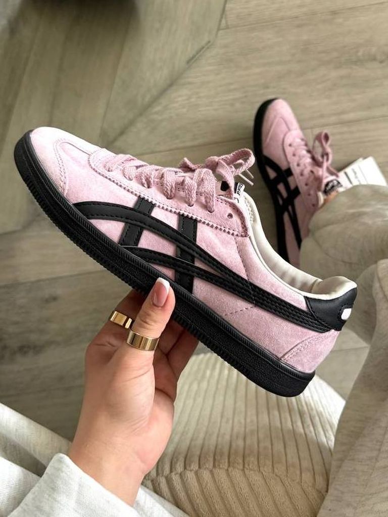Кросівки рожеві Asics Onitsuka Tiger Pink Black