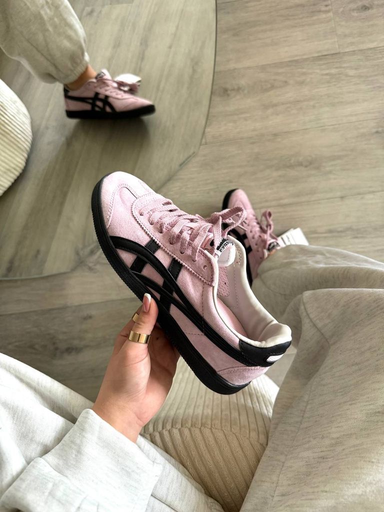 Кросівки рожеві Asics Onitsuka Tiger Pink Black