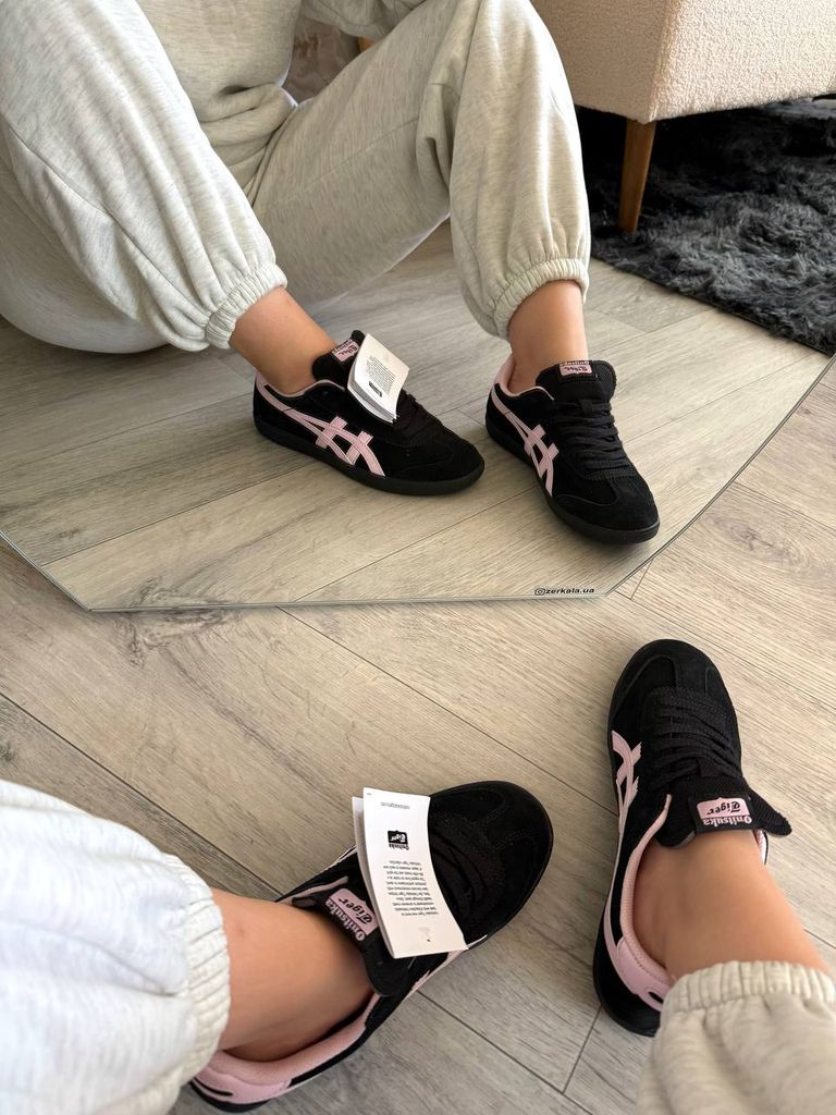 Кросівки чорно-рожеві Asics Onitsuka Tiger Black Pink