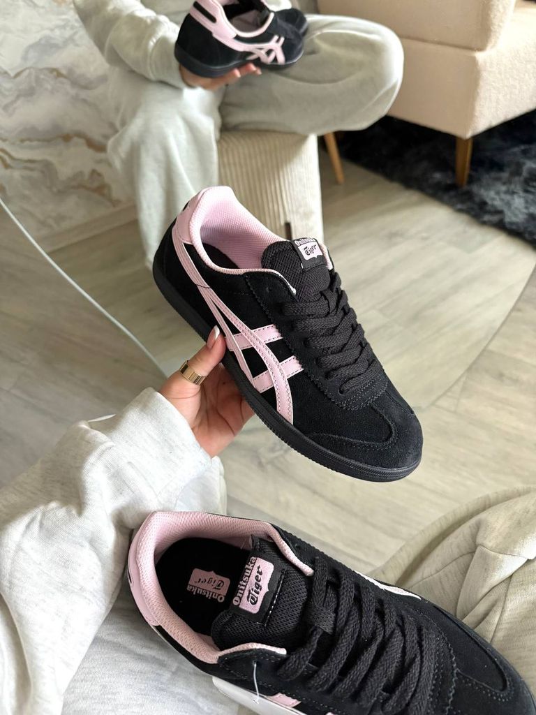 Кросівки чорно-рожеві Asics Onitsuka Tiger Black Pink