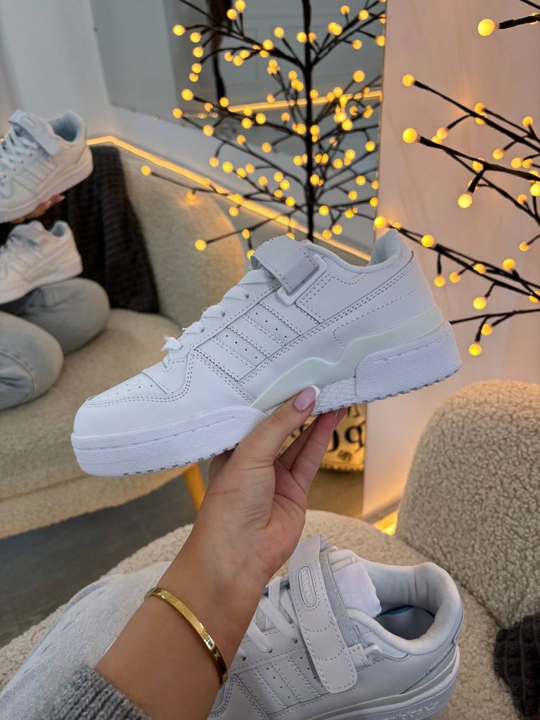 Кросівки білі Adidas Forum White Lux