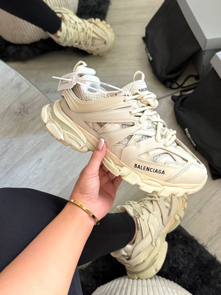 Кросівки бежеві Balenciaga Track Beige PREMIUM