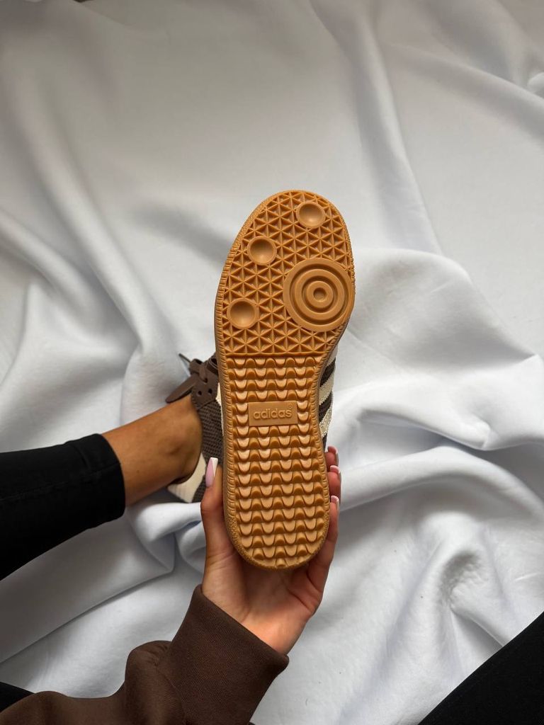 Кросівки шоколадні Adidas Samba OG Cardboard 