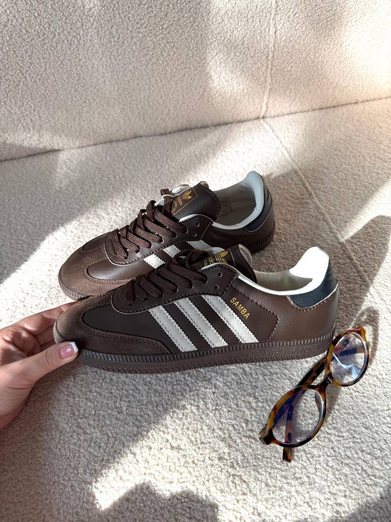 Кросівки коричневі Adidas Samba Brown