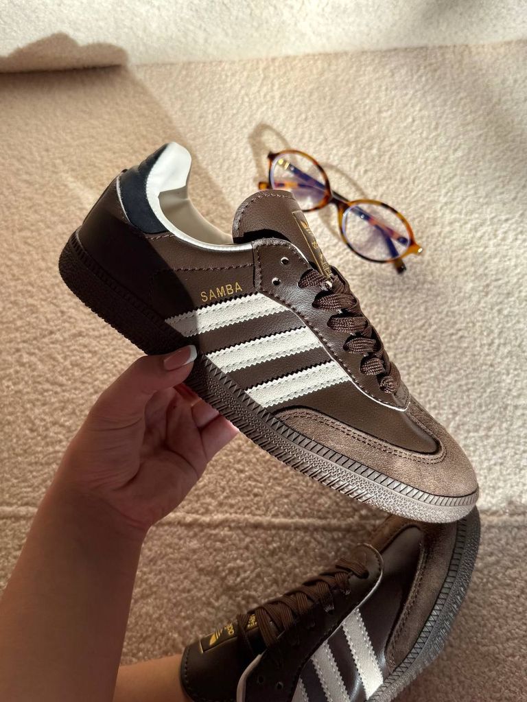 Кросівки коричневі Adidas Samba Brown