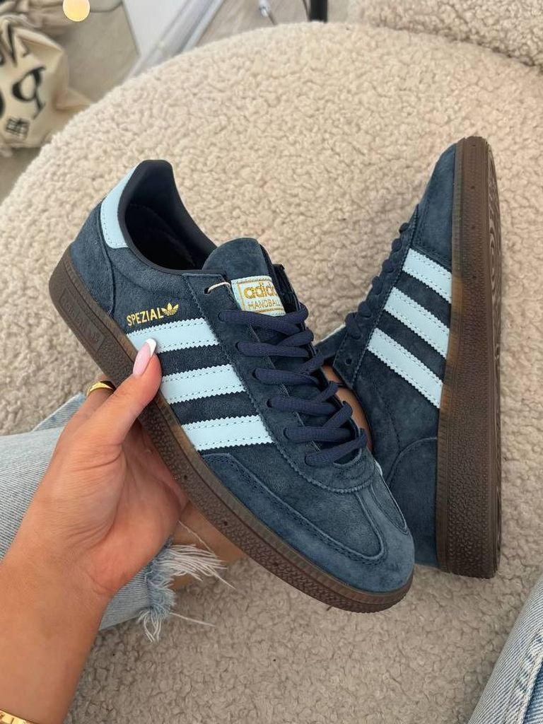 Кросівки сині Adidas Spezial Hanball Blue 