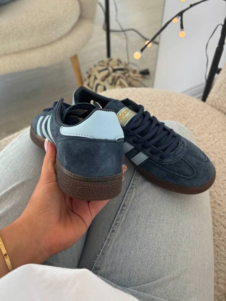 Кросівки сині Adidas Spezial Hanball Blue 