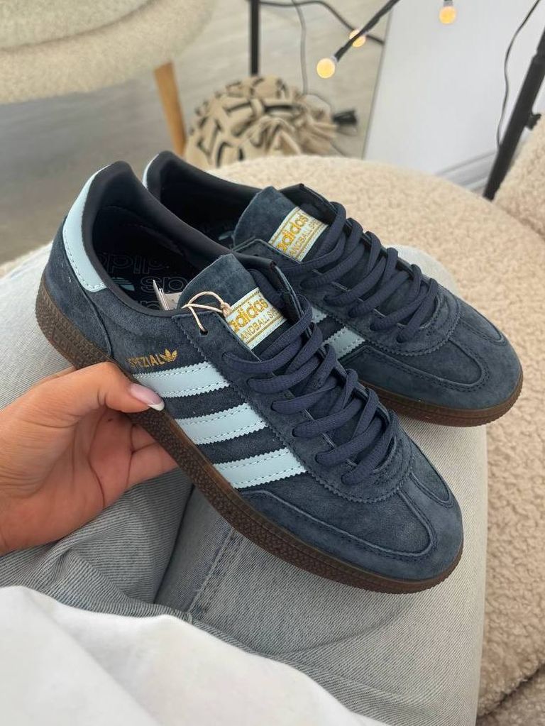 Кросівки сині Adidas Spezial Hanball Blue 