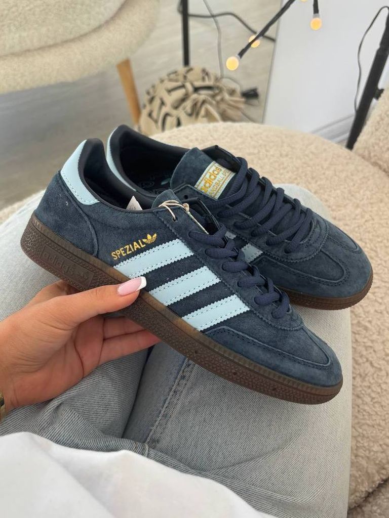 Кросівки сині Adidas Spezial Hanball Blue 