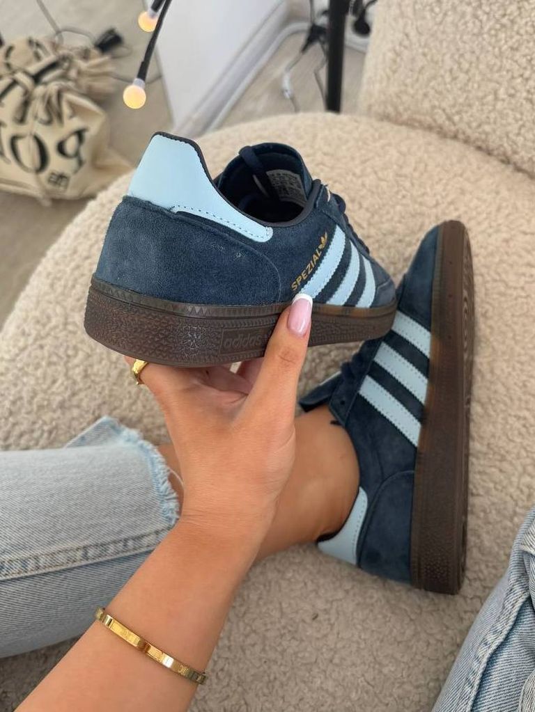 Кросівки сині Adidas Spezial Hanball Blue 