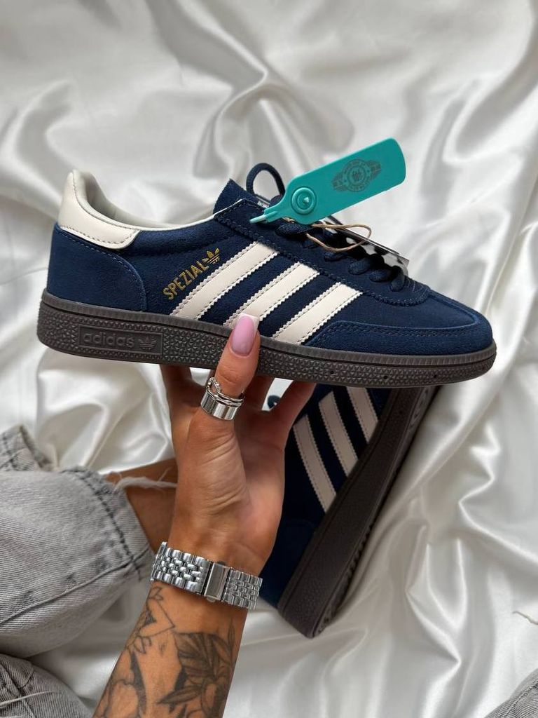 Кросівки сині Adidas Handball Spezial Blue White