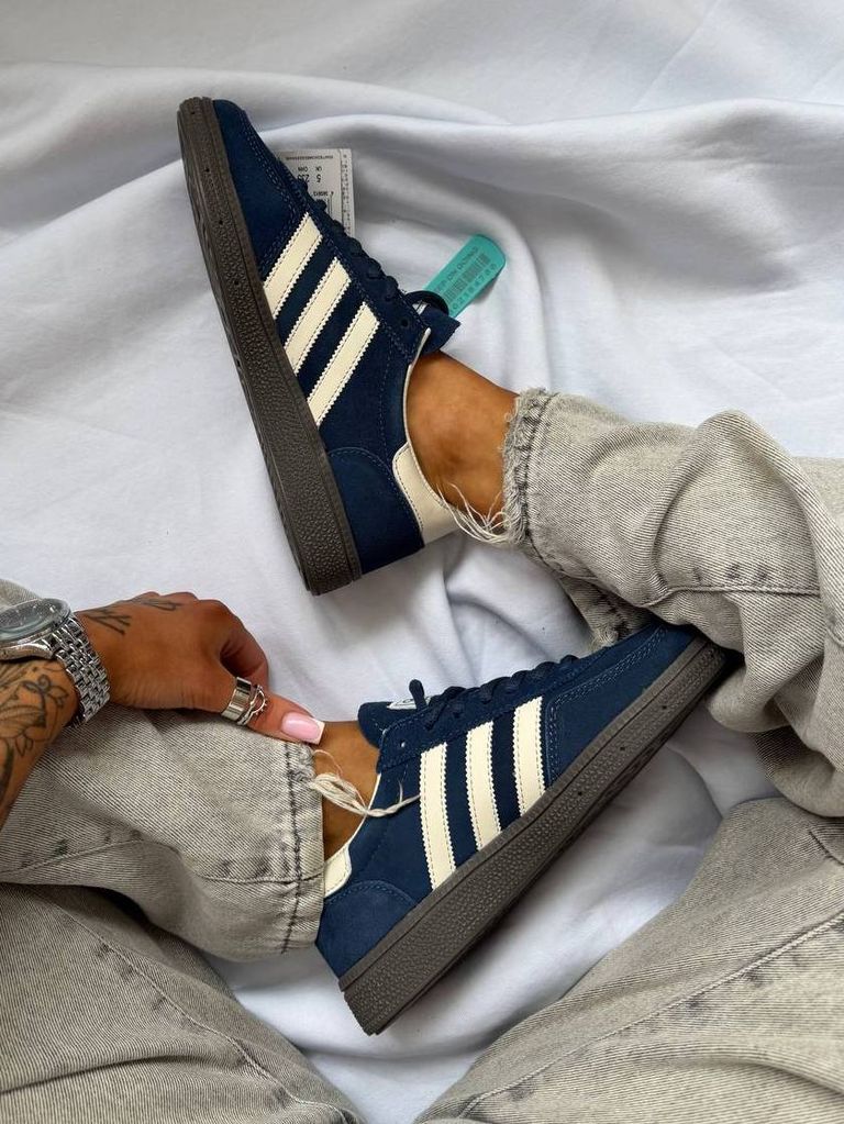 Кросівки сині Adidas Handball Spezial Blue White