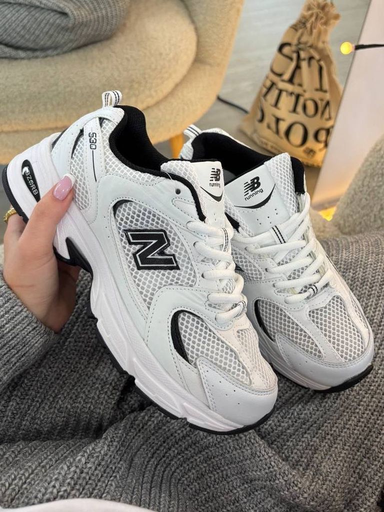 Кросівки білі New Balance 530 Silver Black