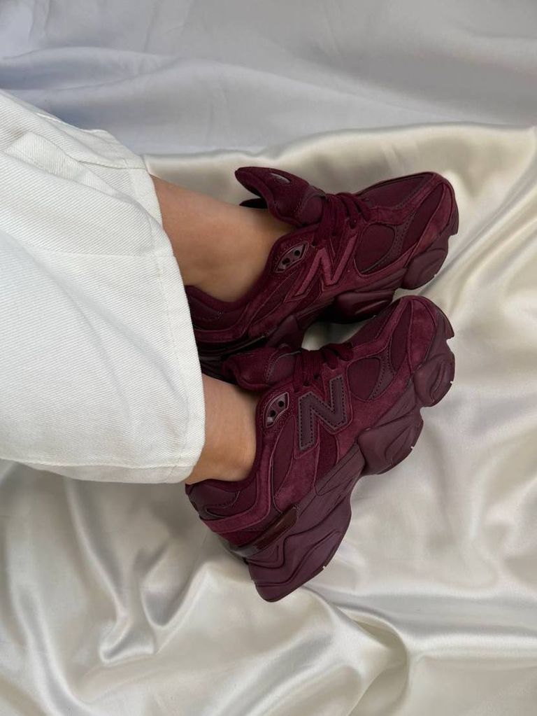 Кросівки бордо New Balance 9060 Burundi  