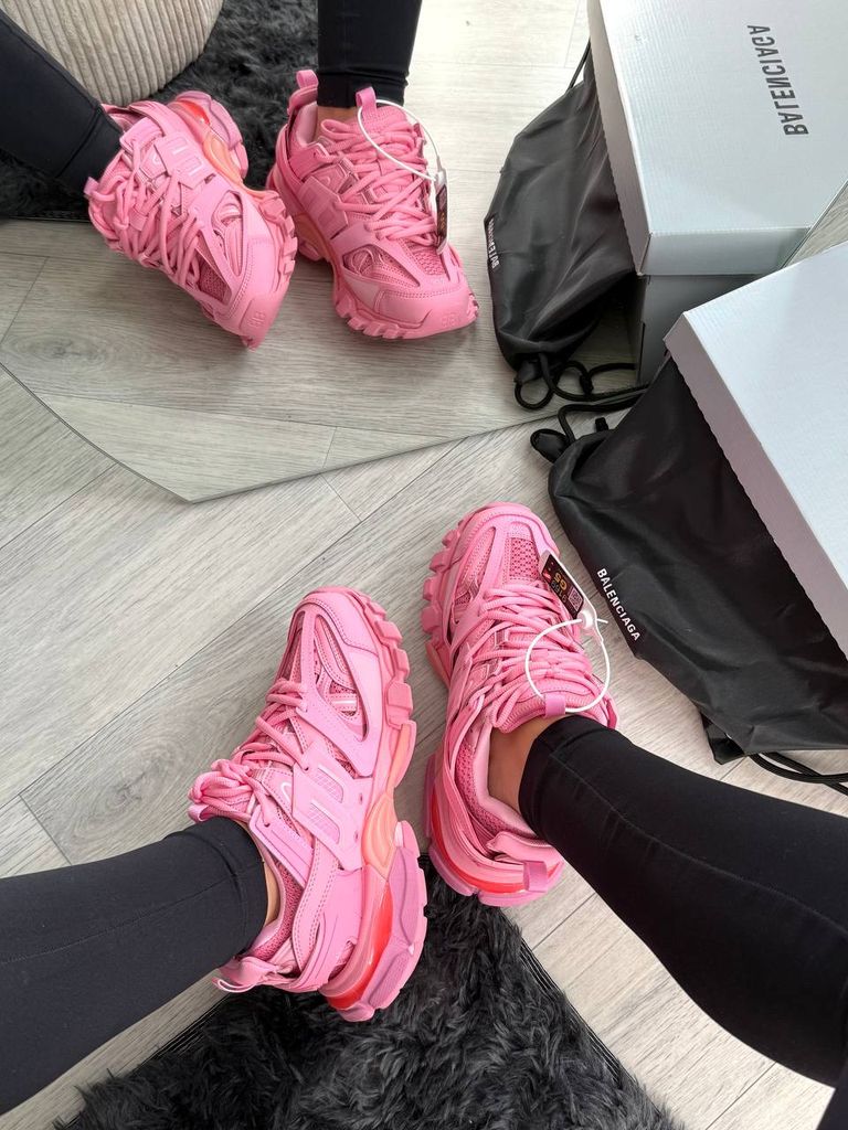 Кросівки рожеві Balenciaga Track Pink PREMIUM