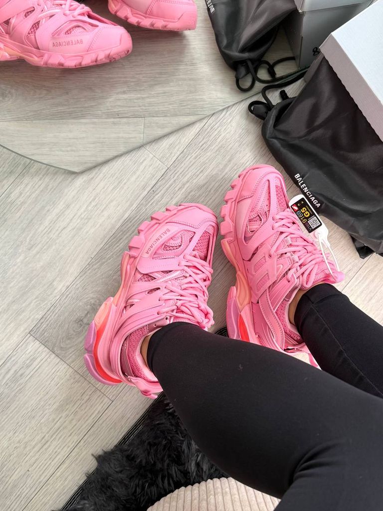 Кросівки рожеві Balenciaga Track Pink PREMIUM