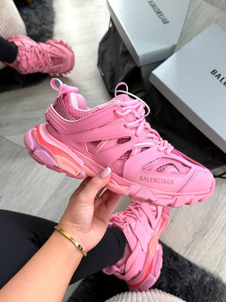 Кросівки рожеві Balenciaga Track Pink PREMIUM