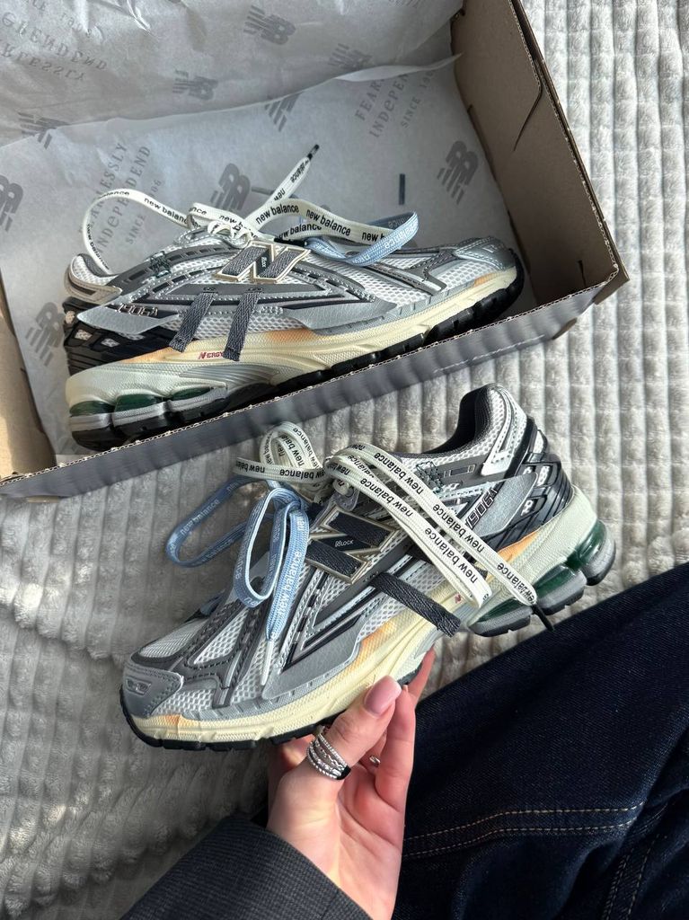 Кросівки NB 1906A Double Lacas Silver Grey Black