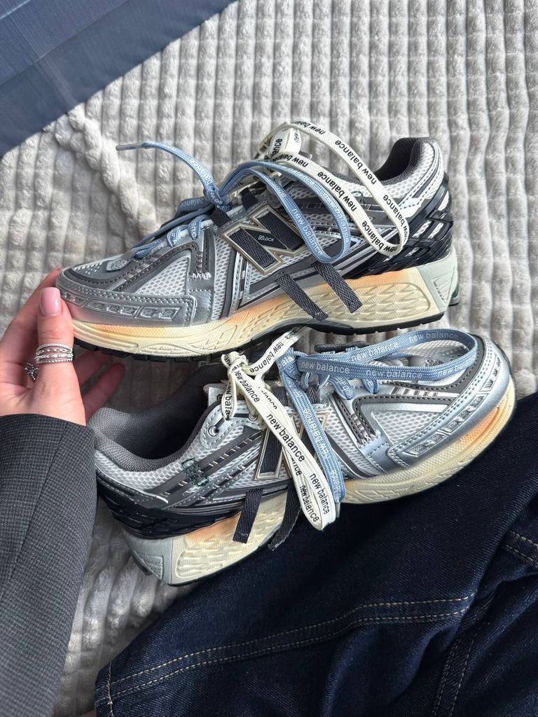 Кросівки NB 1906A Double Lacas Silver Grey Black